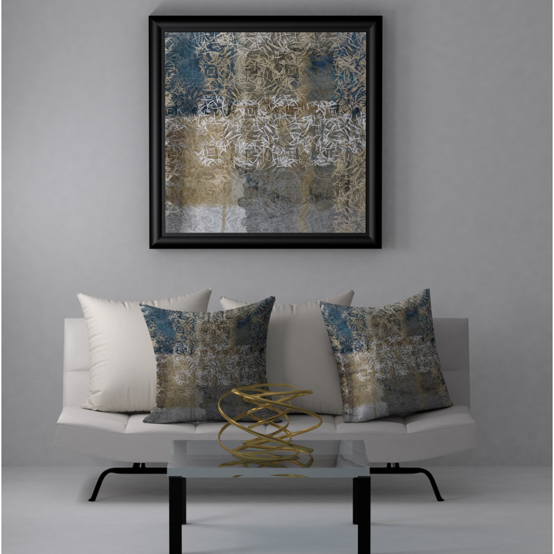 Housse de coussin décorative carrée leads, 20 po x 20 po