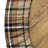 Gracie Oaks Brown Plaid Fitted Round Tablecloth Diameter Multicolor