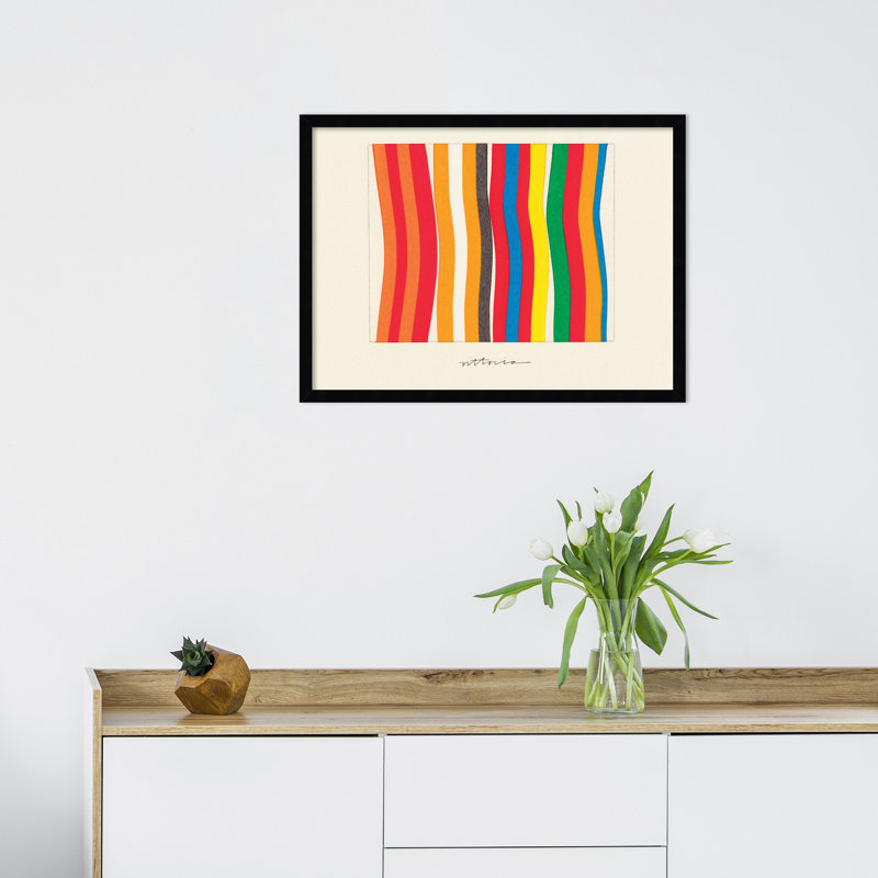 I'm Parallel To Myself by Amber Vittoria, 19" H x 25" W x 1" D, Black