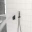 Pomme de douche double - Système de douche carré à fixation au plafond de 16 pouces avec valve brute-122404610