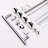 44"-48"W*76" H Frameless Single Sliding Shower Door – 5/16" (8Mm) Clear Tempered Glass, Bypass Design With Chrome Finish