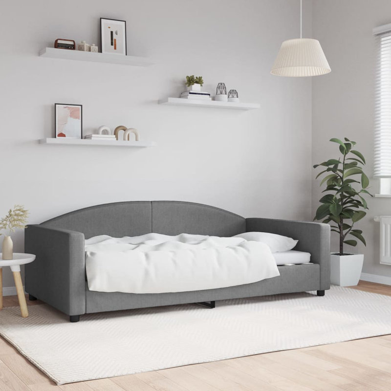 Angla Upholstered Daybed,  Dark Gray
