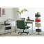 Chaise de bureau Green Velvet Criss Cross-1357129320