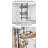 Over The Door 4-Tier Adjustable Shower Caddy With Soap Holder, No-Drilling Stainless Steel, White