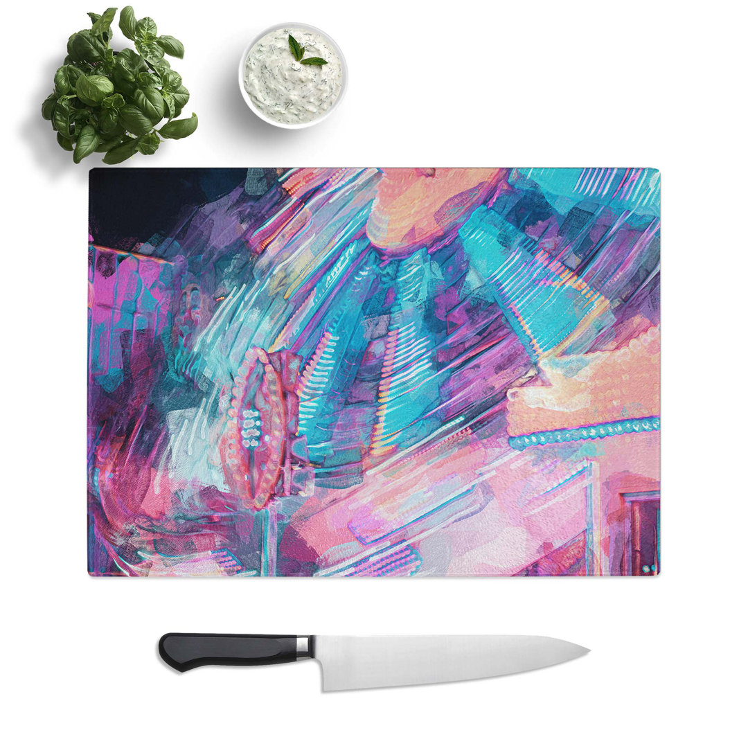 Glass Lights of The Fair in Abstract Chopping Board