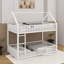 Lit superposé simple au-dessus de simple avec clôture et porte-591320362