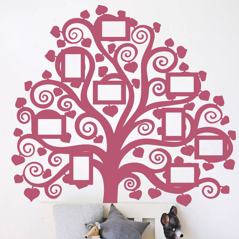 Décalcomanie murale images arbre familial, Rouge à lèvres