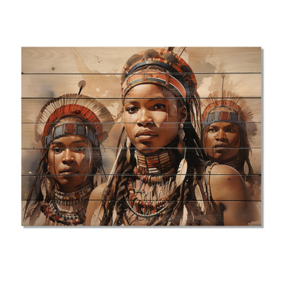 Lenae " African Zulu Dancers II "