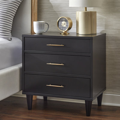 Afrida 3 Drawer Nightstand