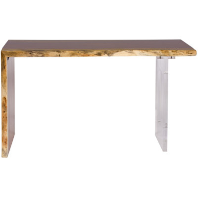 Live Edge Solid Wood Writing Desk