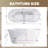 67" Acrylic Freestanding Bathtub, Stand Alone Bathroom Tub, Glossy White, Toe-tap Chrome Drain, Cupc Certified