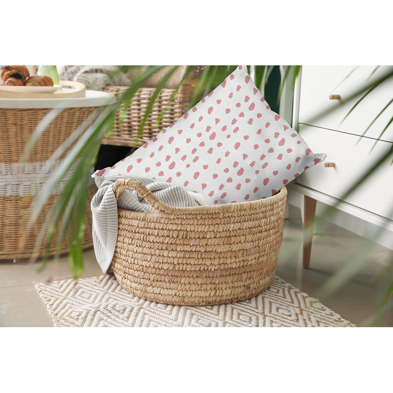 Coussin décoratif en polyester intérieur / extérieur, H 14 po x l 20 po, Rectangulaire