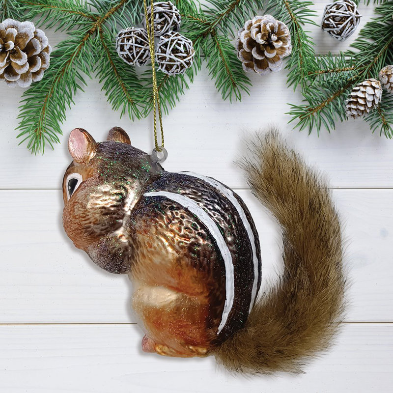 Ornement en forme d'arbre de Noël Chipmunk