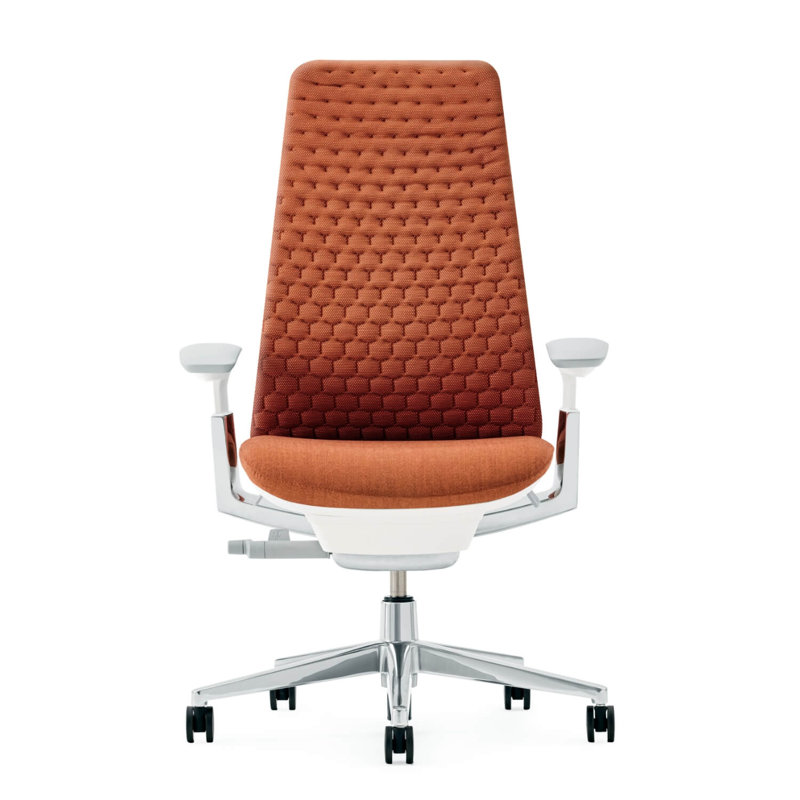 Haworth Fern Digital Knit Task Chair, No, Ember