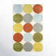 Glory Hand Tufted Wool Green/Gray/Orange Rug