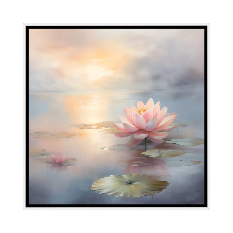 Perle du soir IV - reproduction d'art murale, H 18 po x l 18 po, Reproduction encadrée sans passe-partout, Blanc