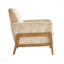 Fauteuil d'appoint capitonné pour les salons confortables - Sable-716349202