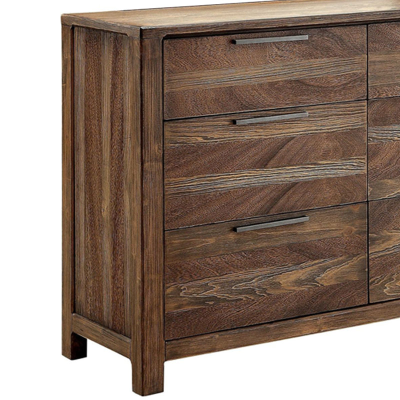 Commode double 6 tiroirs avec miroir Serafina