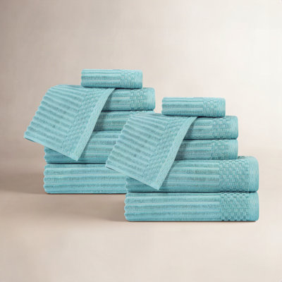 Ruvins 12-Piece Cotton Towel Set