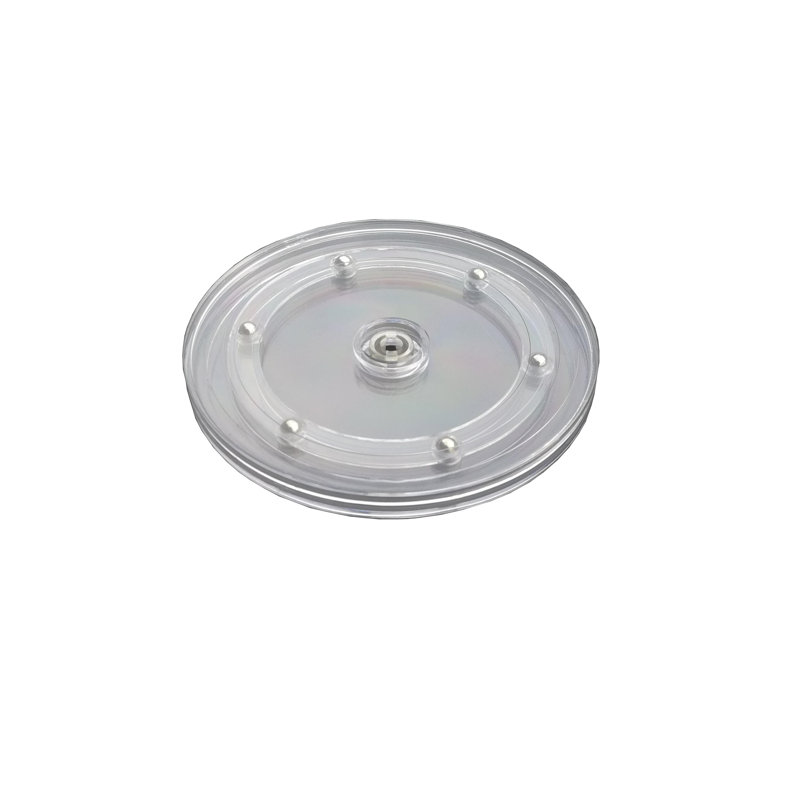 Organisateur de plateau tournant 6 po en plastique transparent