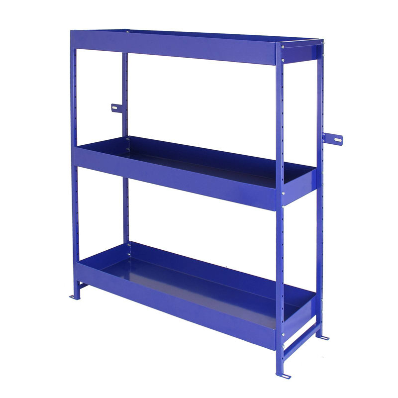 Castlewood 115cm W Steel Shelving Unit, Blue