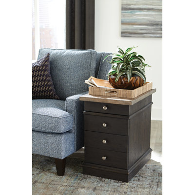 Annelyse 3 - Drawer End Table and Built-In Outlets