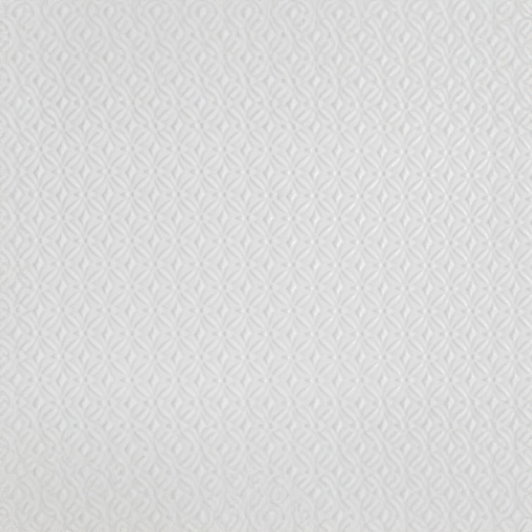 Silom White Etoile 12" x 24" Matte 3D Textured Wall Tile