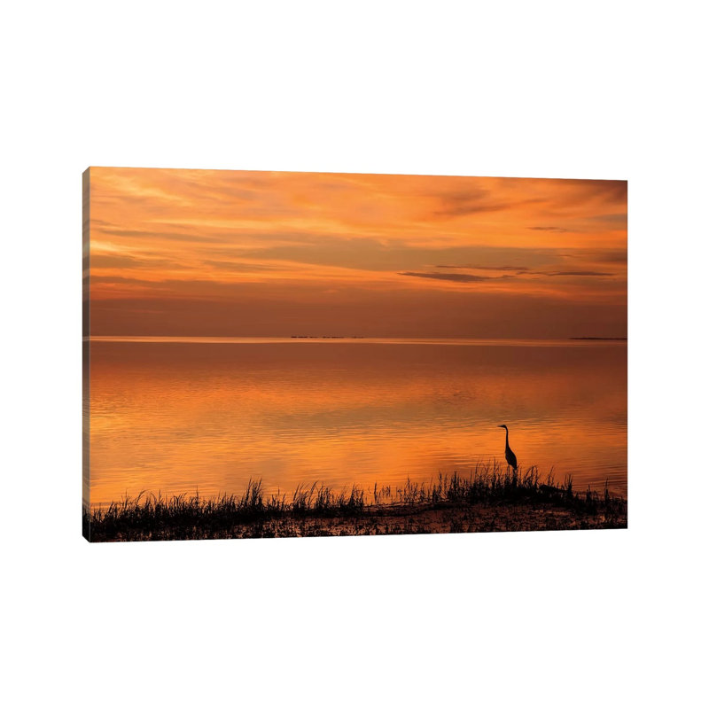 Crystal Beach Sunset by Mike Jones - Wrapped Canvas Print, 101.6 cm H x 66.04 cm W