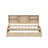 Bed Frame With Side Bookshelves, Two Drawers, And Built-In USB Port-1627723563