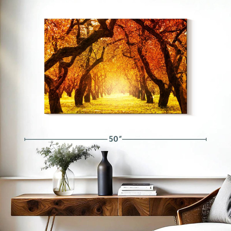 Alvord Autumn Forest Trail, H 26 po x l 39 po