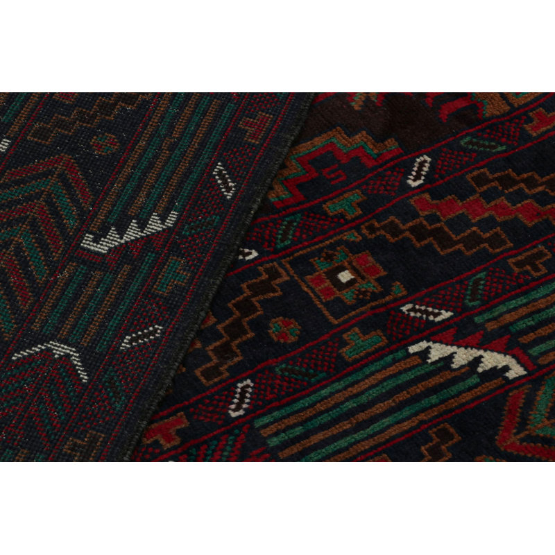 Vintage One-of-a-Kind 9'5" X 12'4" Hand Knotted Area Rug