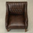 30.5'' W Top-grain Genuine Leather Upholstered Armchair-1765020403