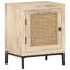 Etan 40 cm W Solid Wood Bedside Table