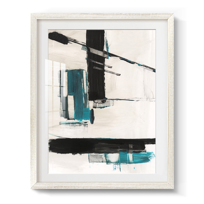 Notes de géométrie II - impression encadrée, H 28,5 po x l 20,5 po, Blanc