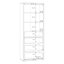 Modern 2-door, 4-drawer cabinet unit, engineered wood, 74.5 cm W x 191.9 cm H x 34.9 cm D-124888800
