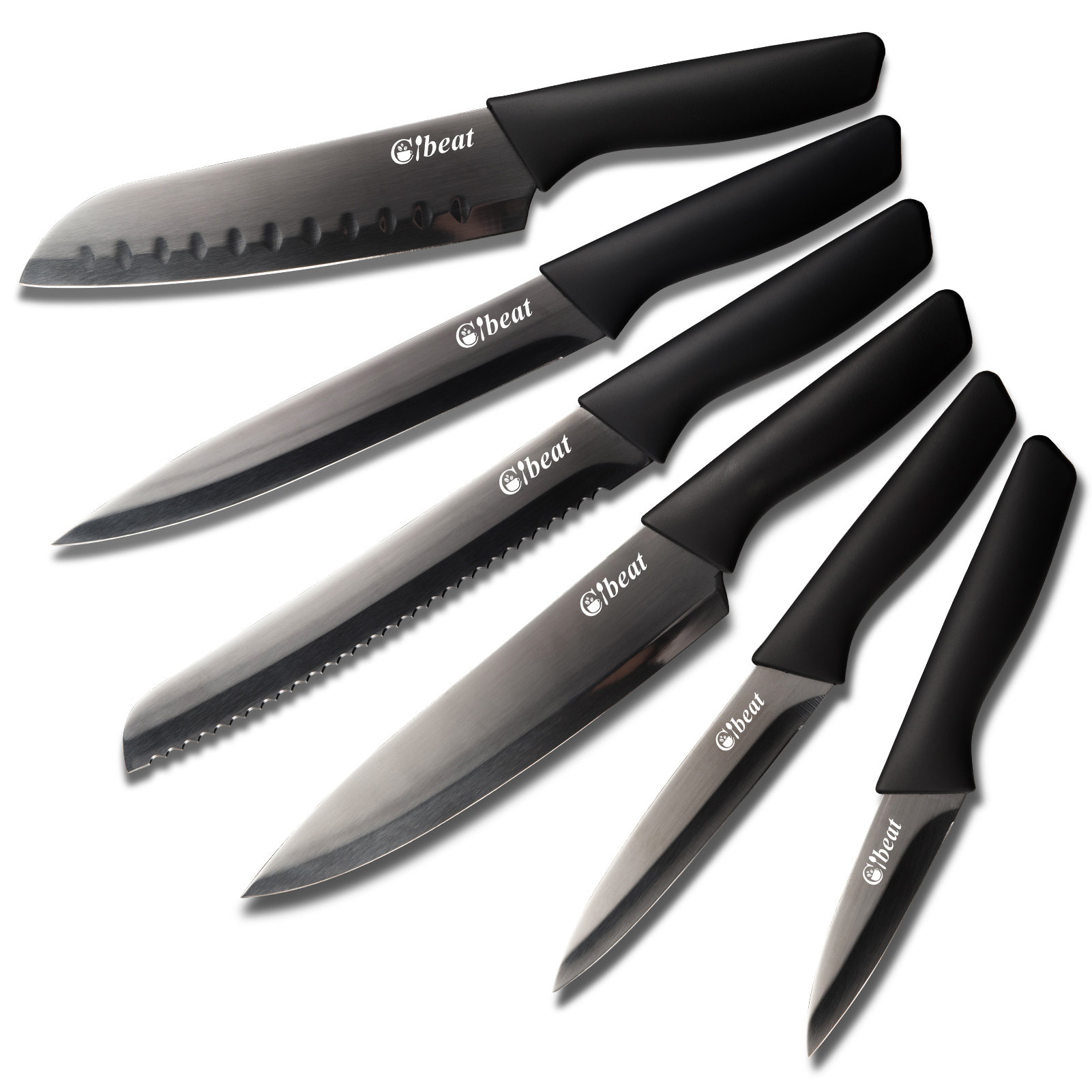 Kitchen Accessories Kitchen Knives Set 6 Pcs 3CR13 Stainless Steel