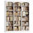 Huckins Standard Bookcase with Adjustable Shelves, 71.2" H x 63.4" W Modern Wood Storage Shelf-115388277
