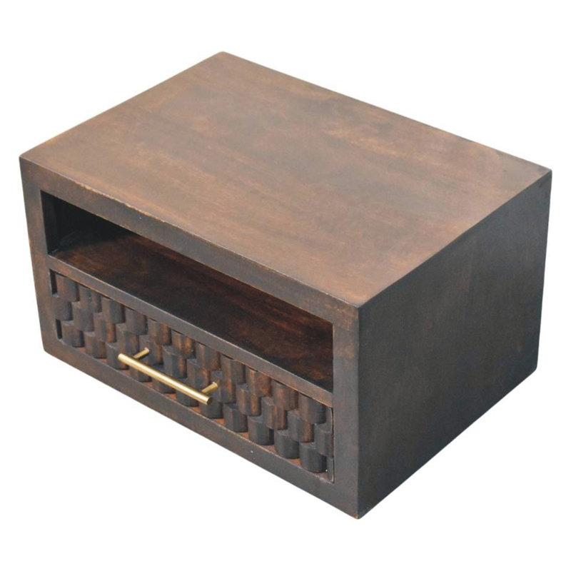 45cm W Solid Wood Bedside Table