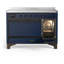 Cuisinière à induction de 48 pouces avec 6 éléments à induction en bleu nuit Majestic III Series (garniture brunie)-124828834-124828836