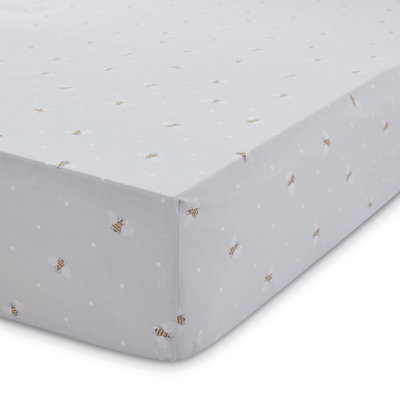 Bee Happy 132 Thread Count Fitted Sheet