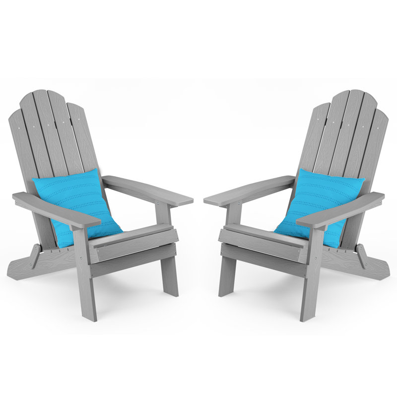 Outdoor Adirondack Chair, Gray