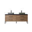 Ensemble de meuble-lavabo double 72 "