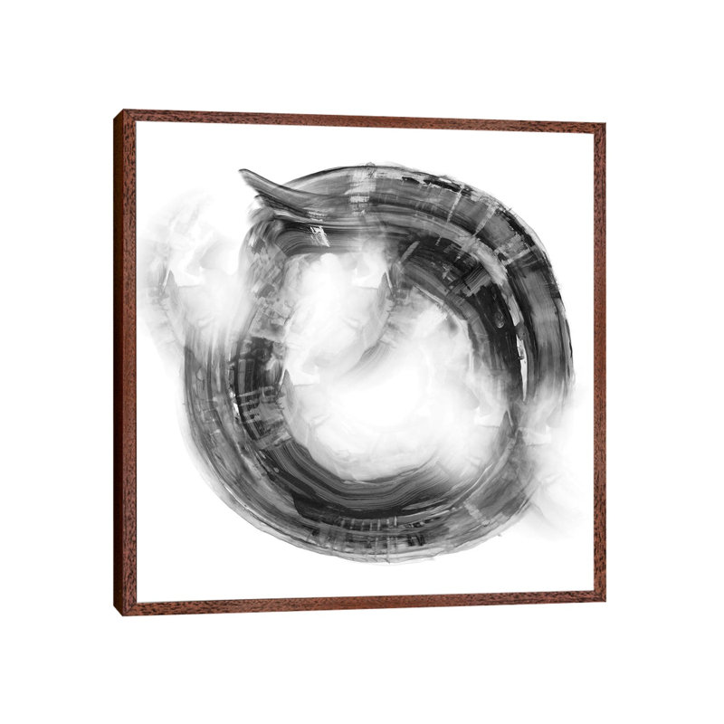 Ring by Nan - Painting on Canvas, Classic Brown Wood Framed, 93.98 cm H x 93.98 cm W