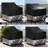 2-Pack Waterproof Patio Chair Covers, 420D Oxford Outdoor Chair Covers With Windproof Straps & Air Vents For Lounge Deep Seats (Fits 32-38 Inch Chairs)