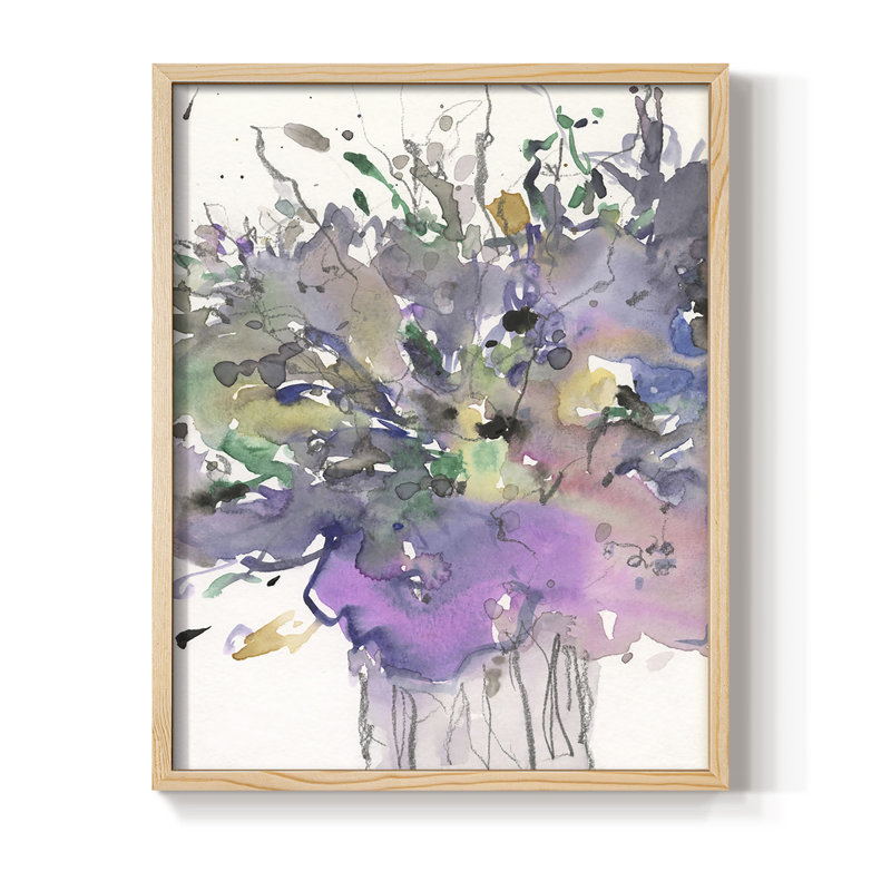 Tout ce qui brille II, reproduction encadrée - bois massif, H 15 po x l 12 po