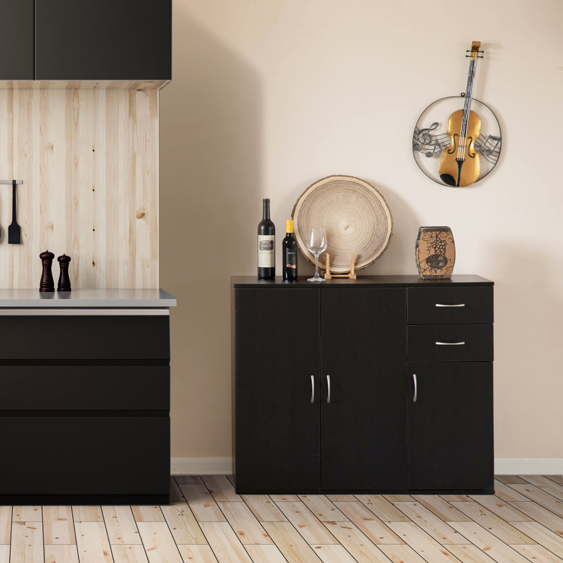 Wasee Accent Cabinet, Black