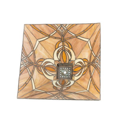 13" Square Glasgow Bungalow Shade