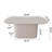 Chiho Dining Table with Thick Top & Vertical Striped Legs-114264812