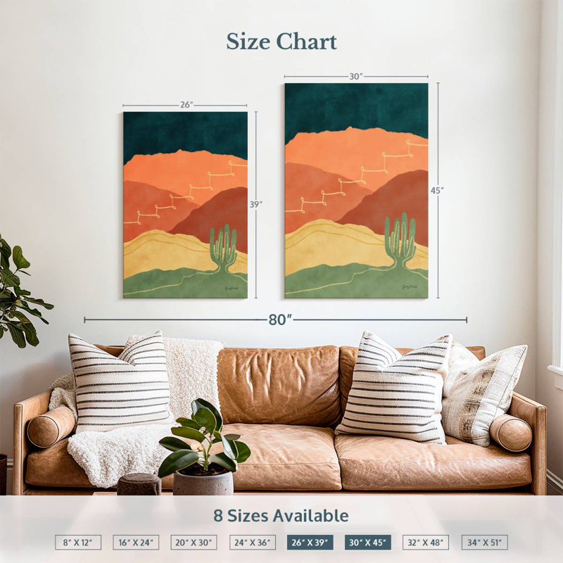 Avery Mountainous II, 39" H x 26" W