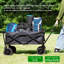 Wagon de camping pliant pliant pour l'extérieur